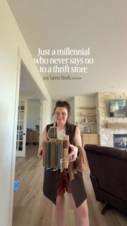 I never met a thrift store I didn’t like, but before thrift stores became one of my favorite places to shop, they were honestly one of the easiest places for me to overspend. 🙈

I used to wander the aisles, find things I might use someday, convince myself I’d never see them again, and leave with a cart full of “good deals” that didn’t actually need or have a use for. 

Learning to walk away from something, even when it’s inexpensive, was a muscle I had to build and it wasn’t easy!!! 

I thrift very differently these days after basically cutting myself off from the thrift for what felt like years 😅 I laugh now, but at the time it was intentional to solve two problems: spending and clutter. 

Now, I usually go in looking for something specific, or I keep an open eye for pieces that genuinely fit our home, BUT every visit reminds me of something far bigger.

Walking through a thrift store is one of the clearest reminders of just how much we consume. A lot of these items were purchased brand new not that long ago, donated, and now they’re waiting for a second chance. The things that don’t find one often end up in a landfill.

That’s why I genuinely think everyone should wander through a thrift store once or twice a year. Not necessarily to buy something, but to be reminded that the things we buy have greater impacts. 

You might find exactly what you need, for a fraction of the price. Or you might leave with nothing at all… and that’s a win too.

For me, thrifting isn’t about buying more. It’s about buying better, buying with intention, and remembering that “new” isn’t always necessary.

What’s the best thing you’ve ever found at a thrift store? 

#thrifting #thriftfinds #thriftstorefinds