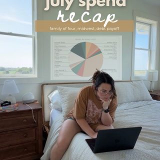 July was a high-spend month for us, but this is exactly why I like looking at our money from the big-picture view instead of just asking, “did we spend too much?”
Our normal baseline spending stayed pretty consistent. We just had a few bigger expenses hit this month, including my hair appointment, prepaying for an upcoming family trip, and some things for our animals.
We also started getting more aggressive with our mortgage payoff, and I’ve been testing a debt payoff calculator I built to see just how much those extra payments can change the long-term picture.
At the end of the day, the question I care about most is: are we actually spending our money on the things we say matter to us?
I’m less concerned with having a “perfect” month or spending as little as humanly possible. I care more about whether our money reflects our priorities. And right now, that looks like investing in our future, our home, and the life we’re building here.
If you want a simple way to start doing the same, the budget template we use to track our spending is linked in my bio. 🫶