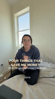 Four things that save us money every month as a frugal millennial couple working towards being work optional while still enjoying our everyday lives. 

What are some of the things you do to save money monthly?